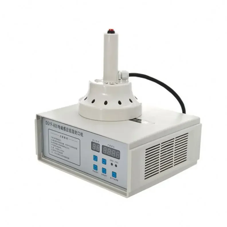 DGYF-600 سلسلة المحمولة العديد من الموديلات المستمرة الكهرومغناطيسية التعريفي السدادة الألومنيوم احباط آلة الختم للزجاجات