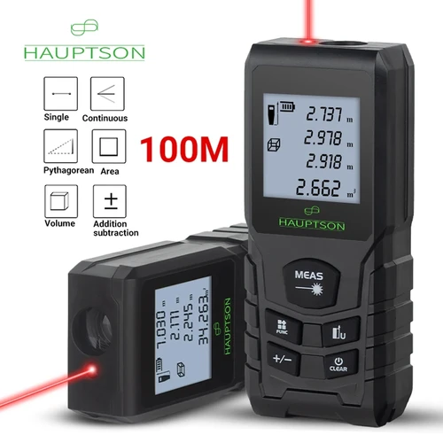 HAUPTSON 70/100M Laser Rangefinder Distance 계량기 Rangefinder Laser Tape Range Finder Building 