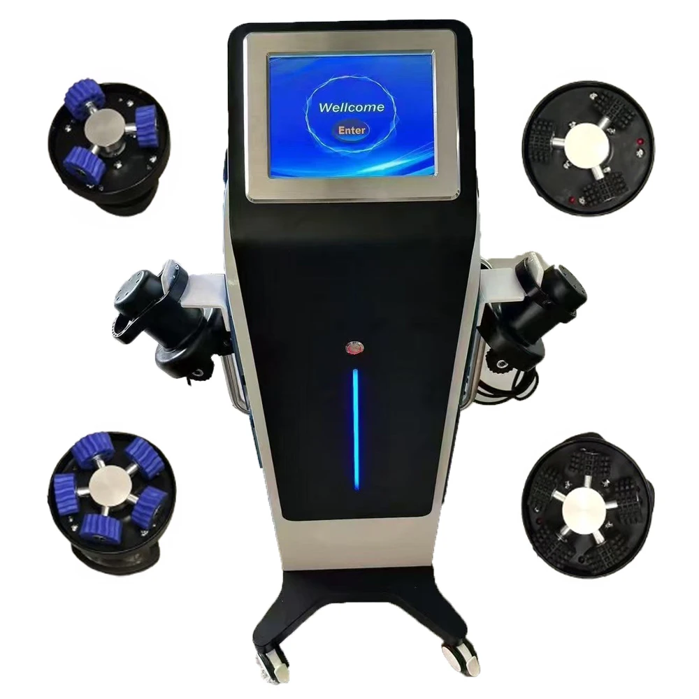 6 IN 1 Body Slimming Vibration Massager Machine Fitness Inner Roller 360 Vibrating Massager Machine Anti Cellulite Fat Removal