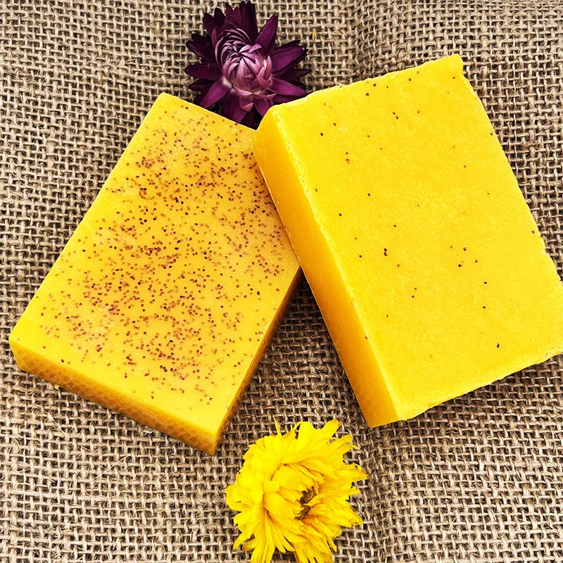 Turmeric Hand Made Soap Lemon Kojic Acid Soap Shower And Facial Soap Powerful Moisturizing For Cleansing Of The Skin Supplies