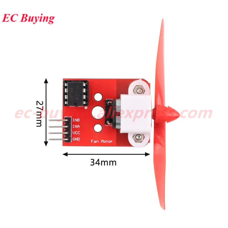 Picture 7: 5Pcs/1pc L9110 L9110H 5V Motor Drive Fan Module Fan Propeller Firefighting Robot Microcontroller Development Board For Arduino