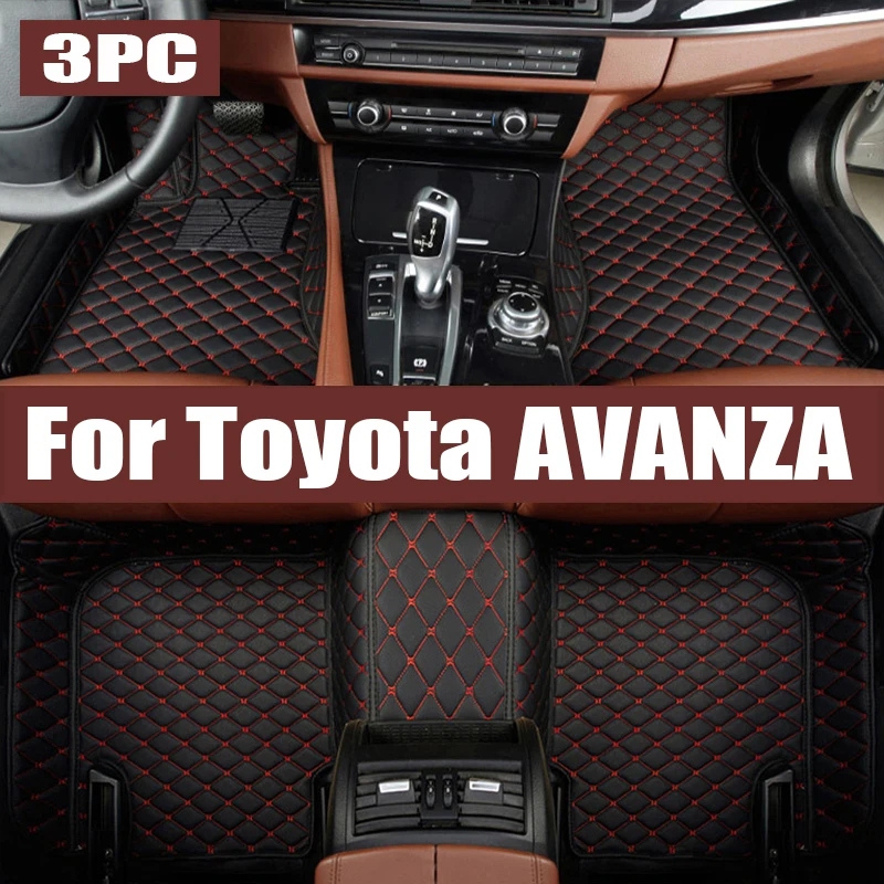 

For Toyota AVANZA 2016-2020 RHD Auto Car Floor Mats All-Weather TPE Foot Mats Odorless Pad Tray Mat Interior trunk mat