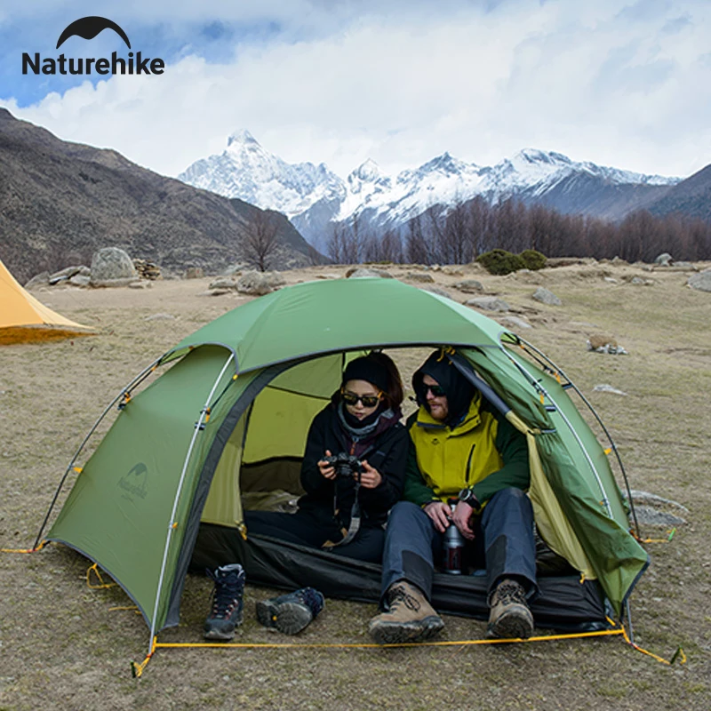 Imagem -03 - Naturehike-cloud Peak Tenda Hexagonal para Pessoas Ultraleve Impermeável 20d Nylon ao ar Livre Caminhadas Camping Escalada Estações