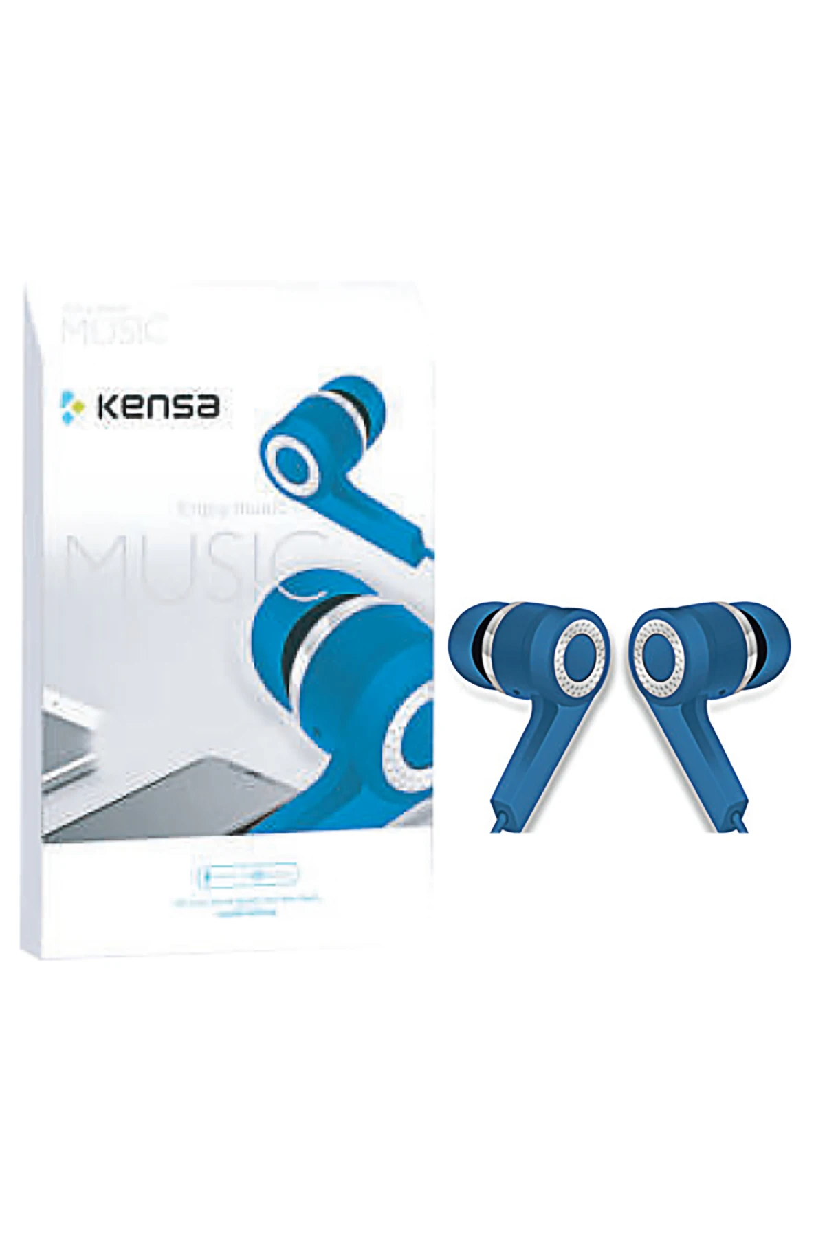 KA-166 Wired Headset Earbuds White In-Ear Earphone With Microphone Portable High-Quality Earphone