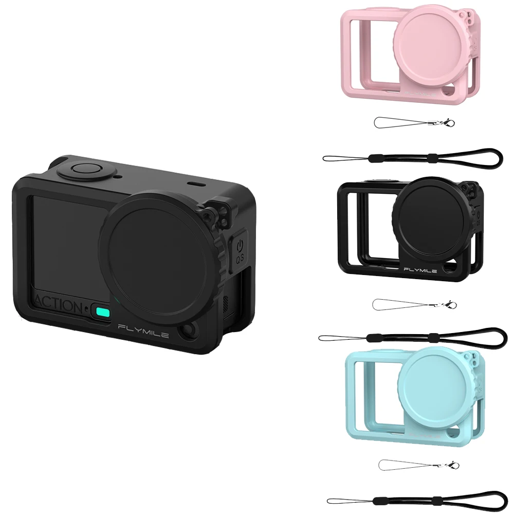 

Silicone Case Cover for DJI Osmo ACTION 6, Soft Protective Sleeve Anti-Scratch Protective Cover with Lens cap Camera Accessories
