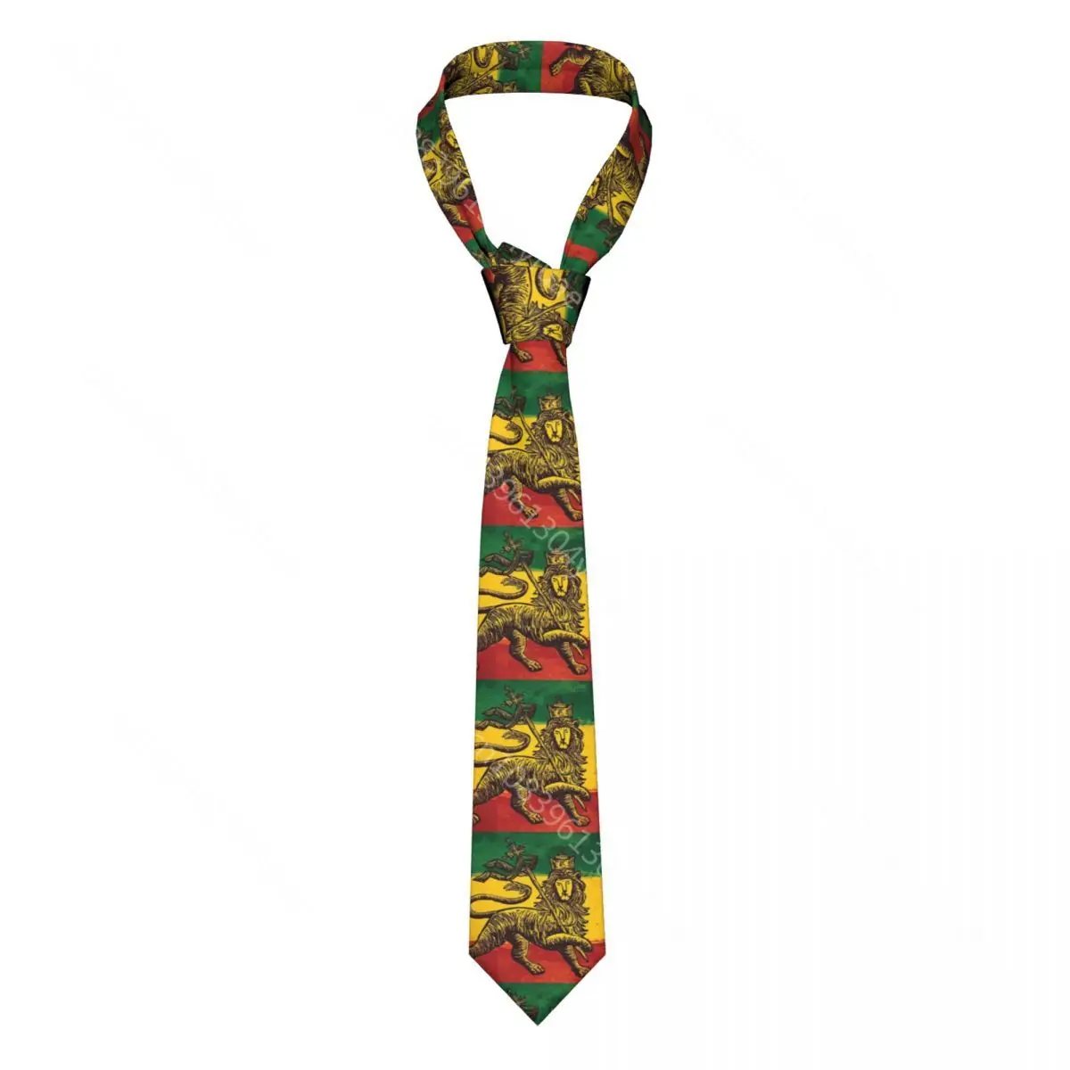 Herren-Krawatten mit Rasta-Flagge, schmal, Polyester, 8 cm breit, für Herren-Accessoires, Hochzeitsaccessoires, Geschenk