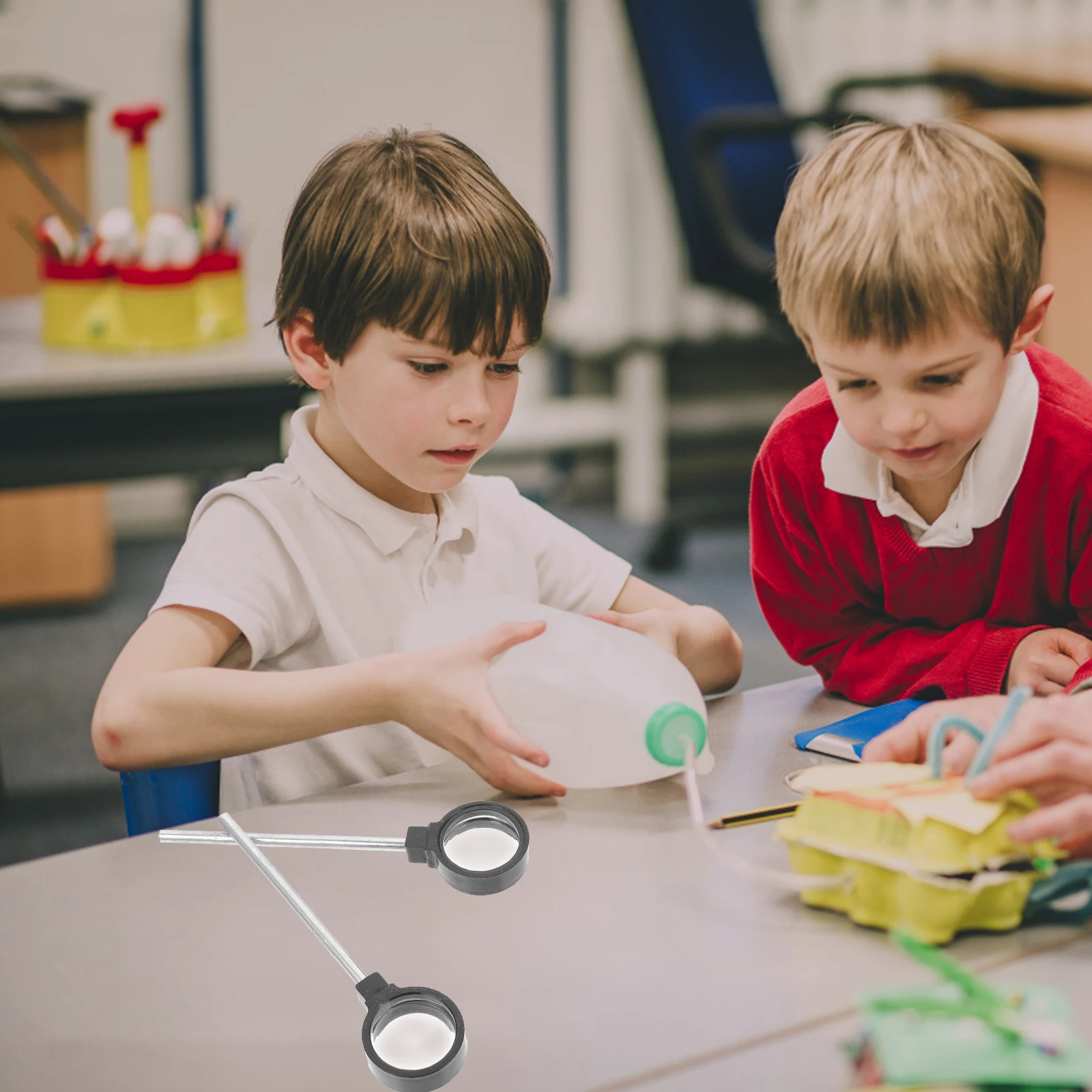 

2 Pcs Concave Lens Teaching Instrument Optics Science Kit Lenses Equipment for Experiment Handheld