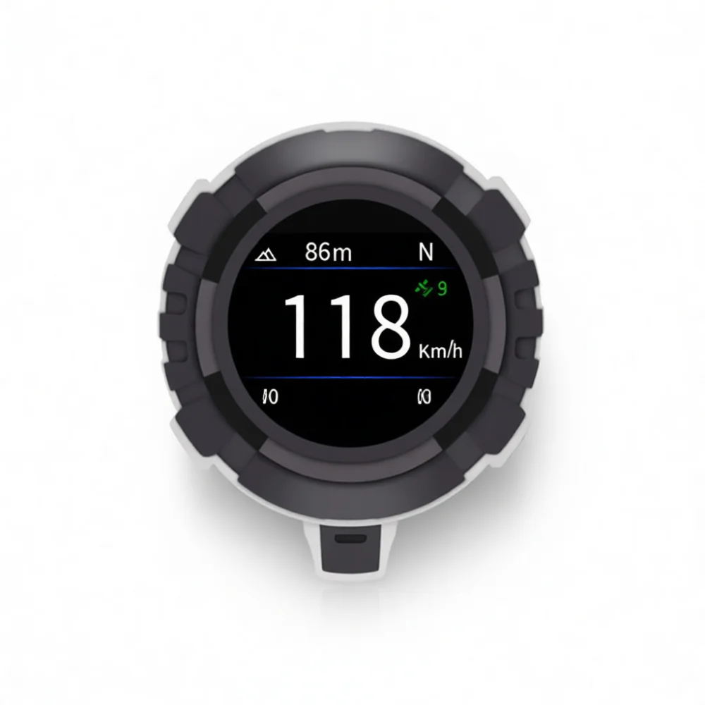 Universal Car HUD GPS Slope Meter Off Road Vehicle Inclinometer Altitude Gauge Digital Driving Assistant Angle Indicator