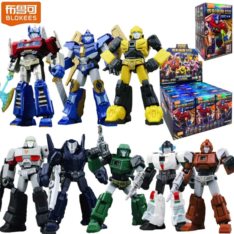 BLOKEES Transformers Building Blocks Serie completa Classic Anime Figure Splicing Model 3D Home Ornament Toy Collection Regali