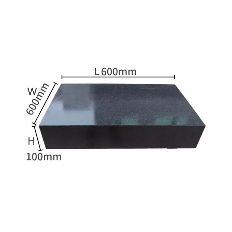 High Precision Granite Surface Plate Measuring Table Anti Vibration Granite Base for CNC Machine Tool Inspection Calibration