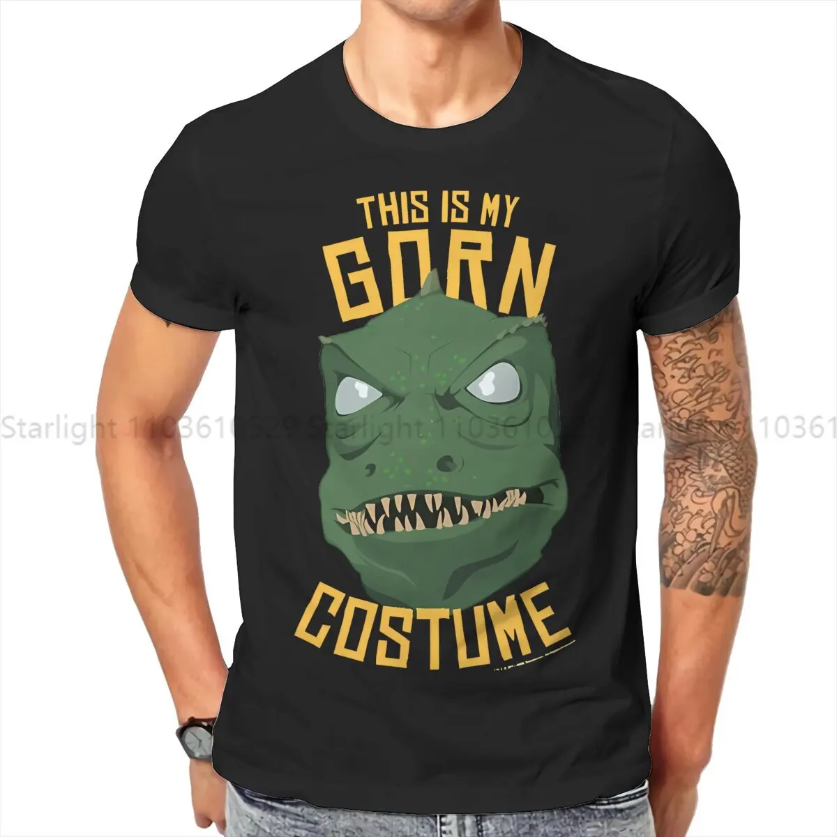 Halloween Gorn Costume Hip Hop TShirt Starr Trrekk Casual T Shirt Newest T-shirt For Men Women