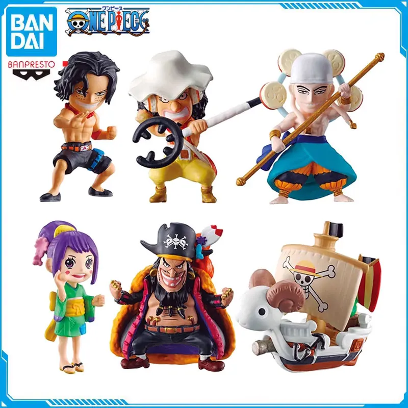 

BANDAI Original ONE PIECE Gashapon Vol.7 Devil Fruit Luffy Shanks Full Set Q-version Anime Action Figures Ornaments Model Toy