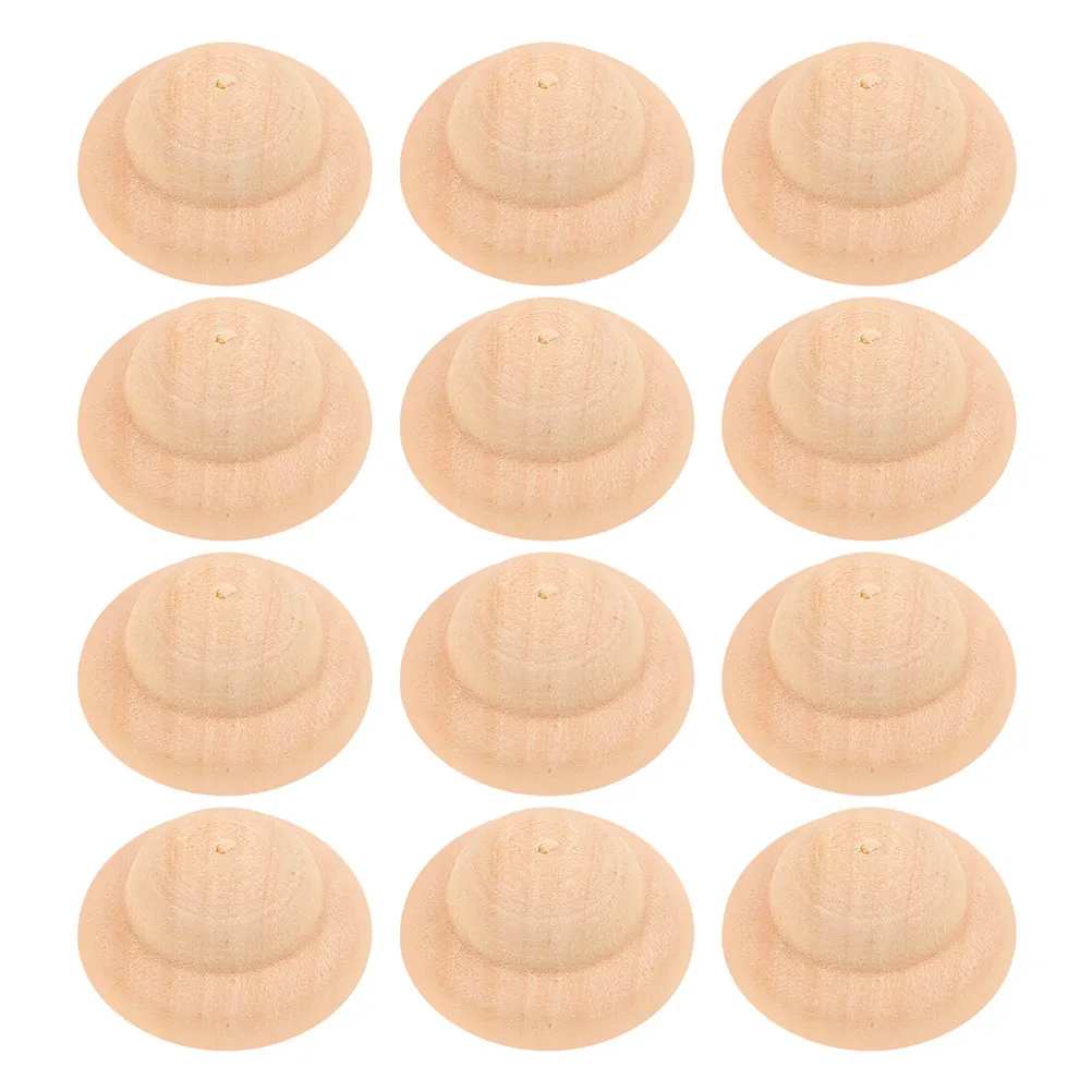 

20 шт. деревянных заготовок для шляпок, неокрашенные, для детского творчества, рукоделия и художественных занятий