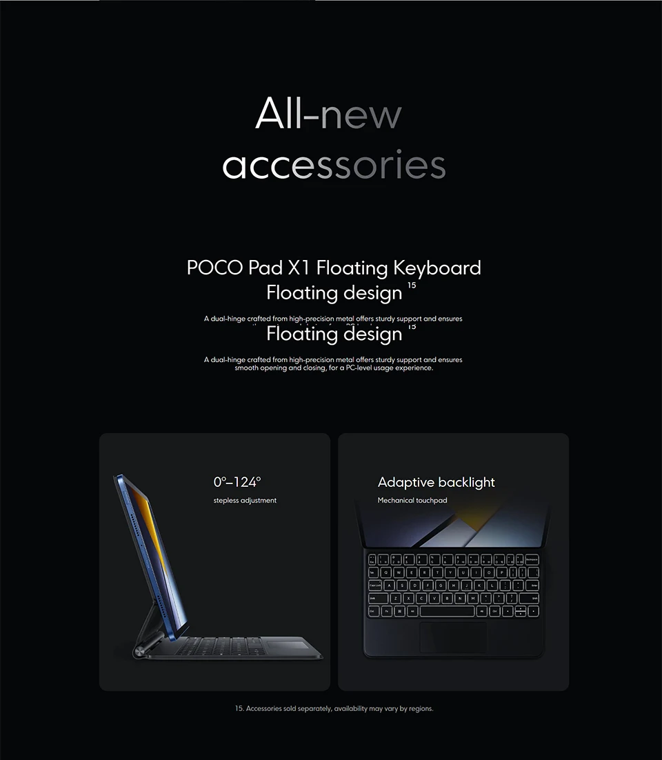 Poco Pad X1 Global Edition 11.2'' 144Hz 3.2K Snapdragon 7 Display + Third Generation Octa Core Processor 45W 8850Mah