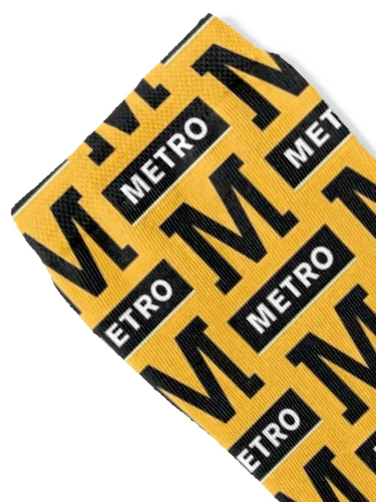 Tyne And Wear calcetines de Metro para hombre y mujer, calcetines felices para senderismo