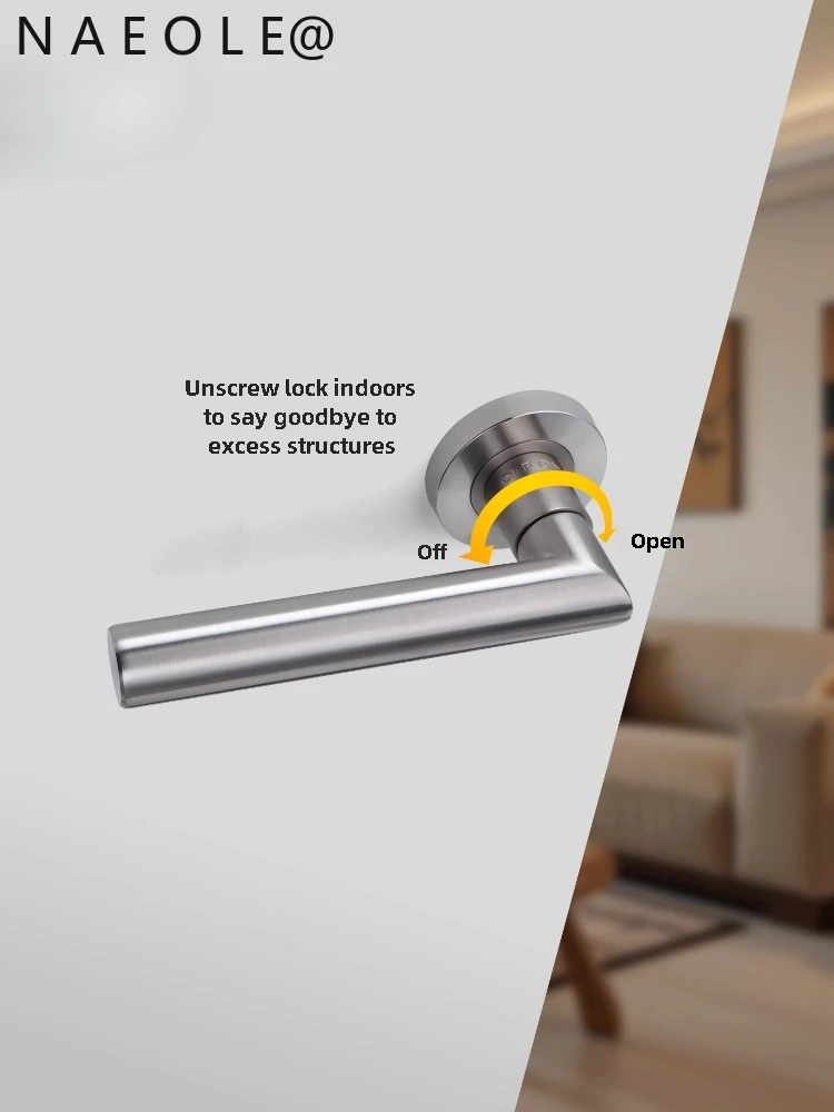 new-minimalist-bedroom-door-lock-indoor-wooden-door-magnetic-suction-silent-stainless-steel-handle-household-lock