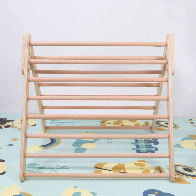 

Wooden Indoor Kids Play Gym Develop Children'S Sensory System Wooden Slide