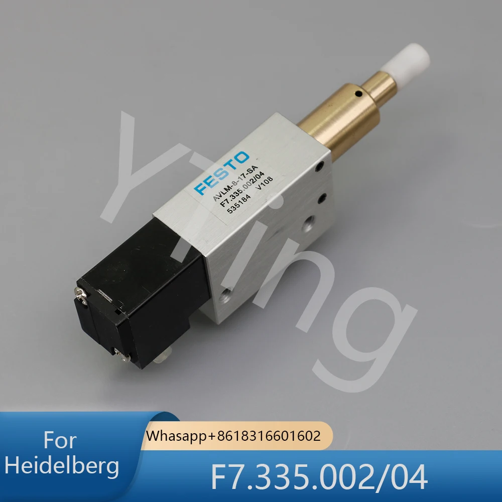 

For Heidelberg printing Former Regulation Solenoid Valve F7.335.002/04 AVLM-8-17-SA For SM52 SM74 SM102 CD102 Printing Machine