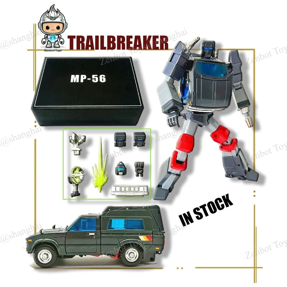 

Трансформируемые игрушки MP-56 KO Trailbreaker G1: Фигурка из мультфильма, модель аниме-персонажа, деформируемый робот, игрушки-машинки, подарки на праздник