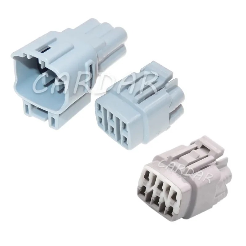 

1 Set 6 Pin 6189-0319 6188-0173 90980-11196 11196 Automotive Connector AC Assembly Car Female Male Plug Wire Socket