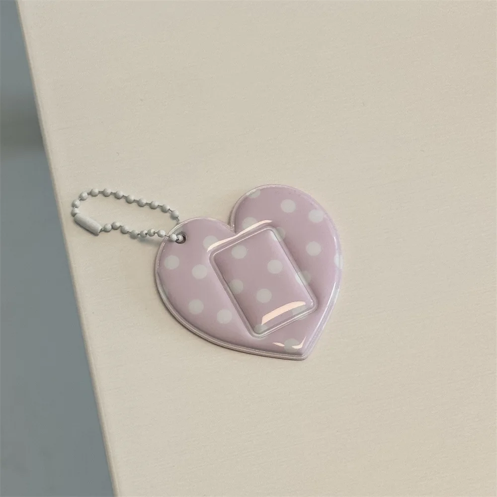 INS Photocard Holder 1 inch ID Photo Storage Display Kpop Idol Photo Card Holder Pendant Keychain Bag Ornaments Fans Gift image 3