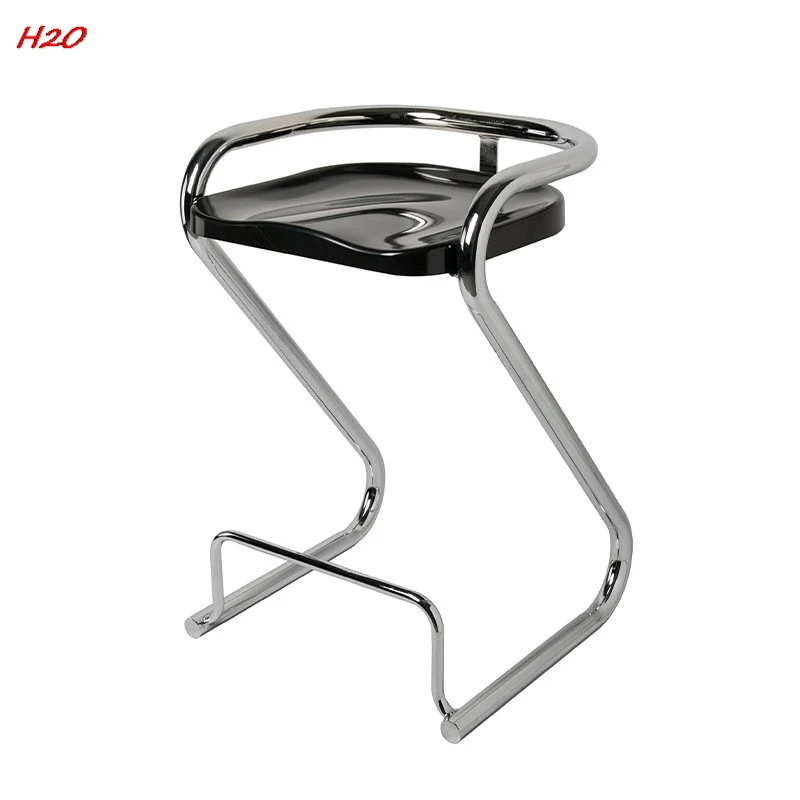 H2O Nordic Modern Simple Creative Net Red Dining Chair Lounge Bar Chair Bar High Bar Chair Iron Wrought Ins Stool Hot New