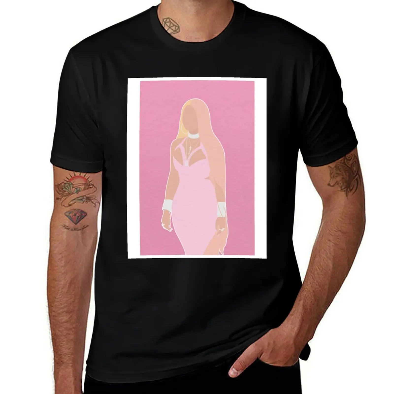 

NICKI MINAJ T-Shirt tshirts personalised oversized t shirt sports fans Man t-shirt slim fit t shirts for men