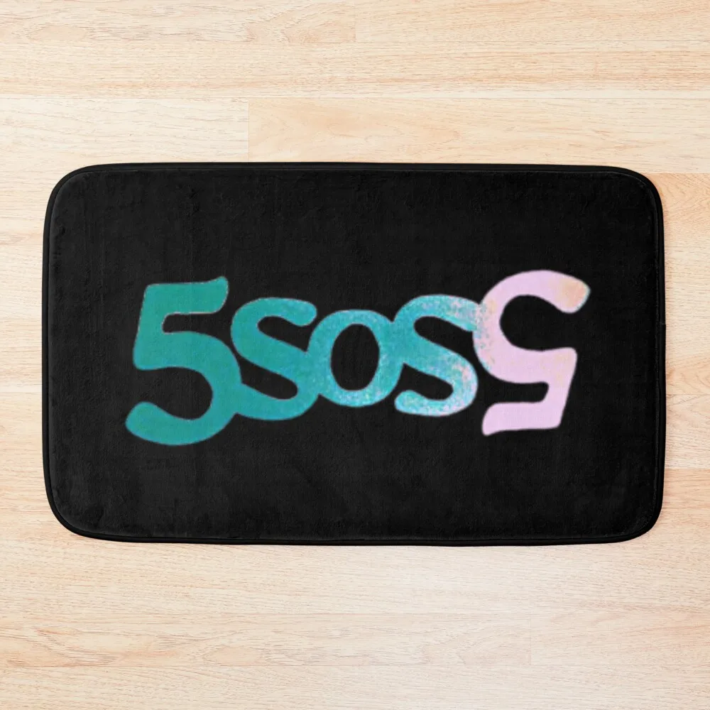 5SOS5 Pink Ink Bleed Bath Mat Carpet Rug Bathroom Accessories Household Items Mat