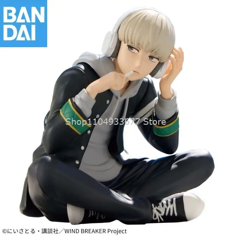 В наличии оригинальный Bandai Windbreaker Chatting Time Sakura Haruka Kaji Ren ПВХ фигурка модель коллекционная фигурка игрушки подарок
