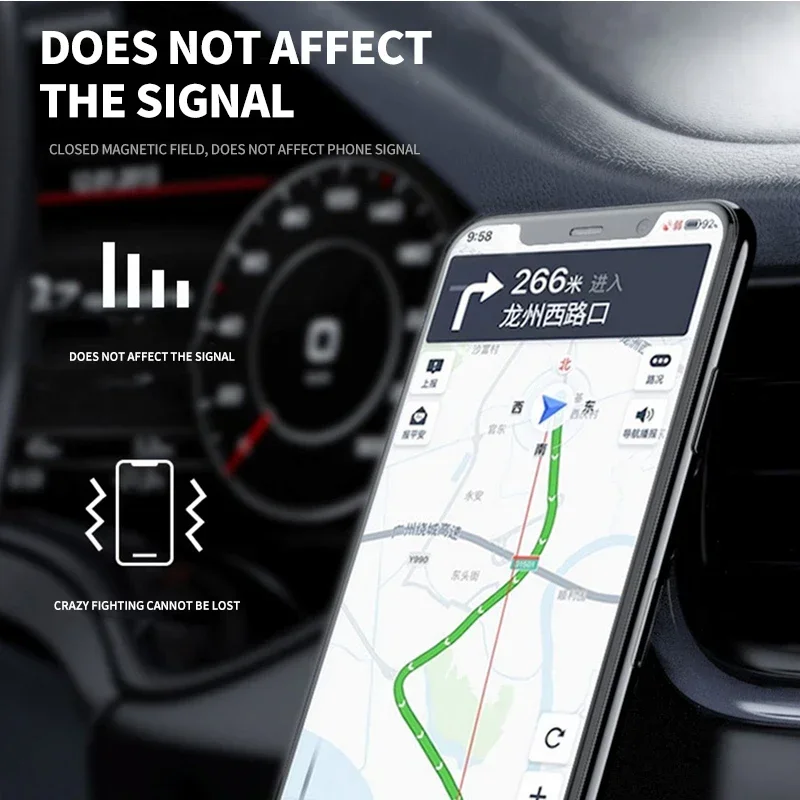 حامل هاتف مغناطيسي للسيارة قوس مغناطيسي جدار جبل دعم GPS لمازدا 2 3 5 M5 Ms CX-4 CX-5 CX6 M3 M6 MX3 MX5 Rx8