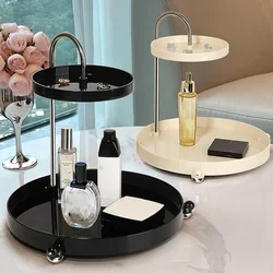 Makeup Organizer Rack Cosmetic Jewelry Lipstick Skincare Storage Shelf Perfume Watches Glasses Keys Tray Home Bathroom Holder