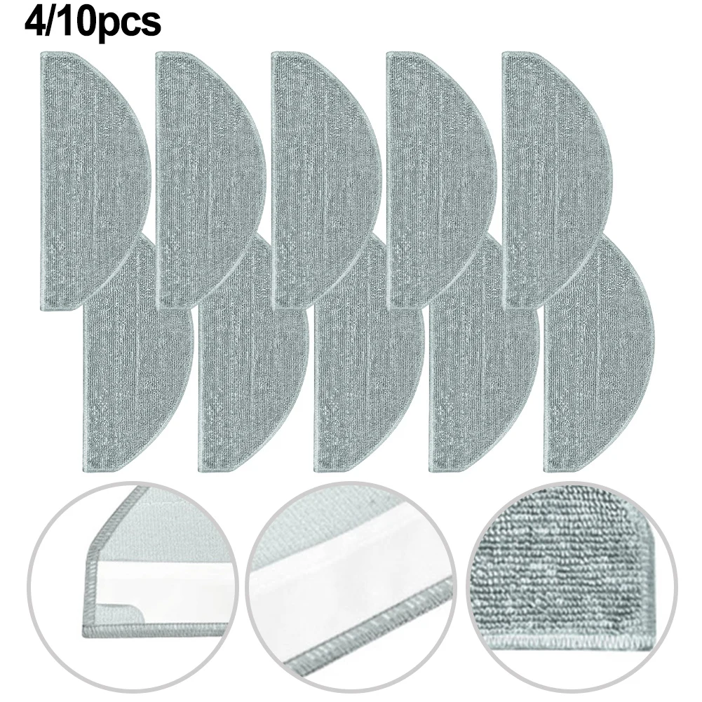 Panos de esfregão a vácuo para robô de manutenção de piso, panos para esfregão a vácuo, forte absorção de água, materiais de alta qualidade