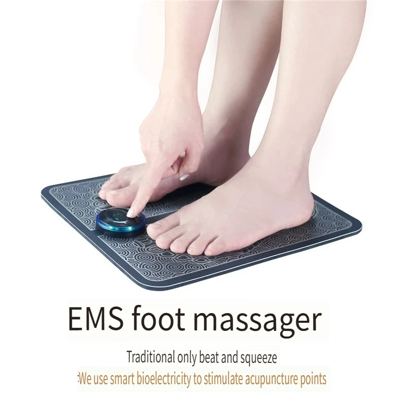 Foot Low Frequency Therapy Device Electric Massager Pad with Remote, 8 Modes 19 Levels for Plantar Fasciitis Pain Relief - view 3