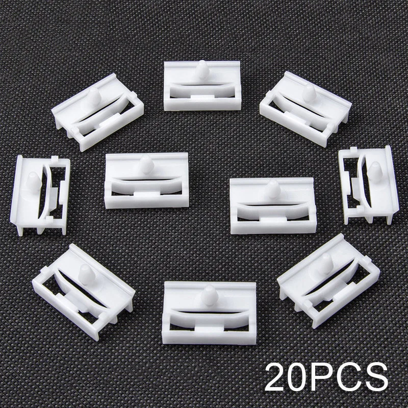 Exterior For BMW 3 Series E36 E46 E90 E91 Car 20X Clips 51718184574 Fasteners Plastic Side Skirt Trim Sale Useful Hot