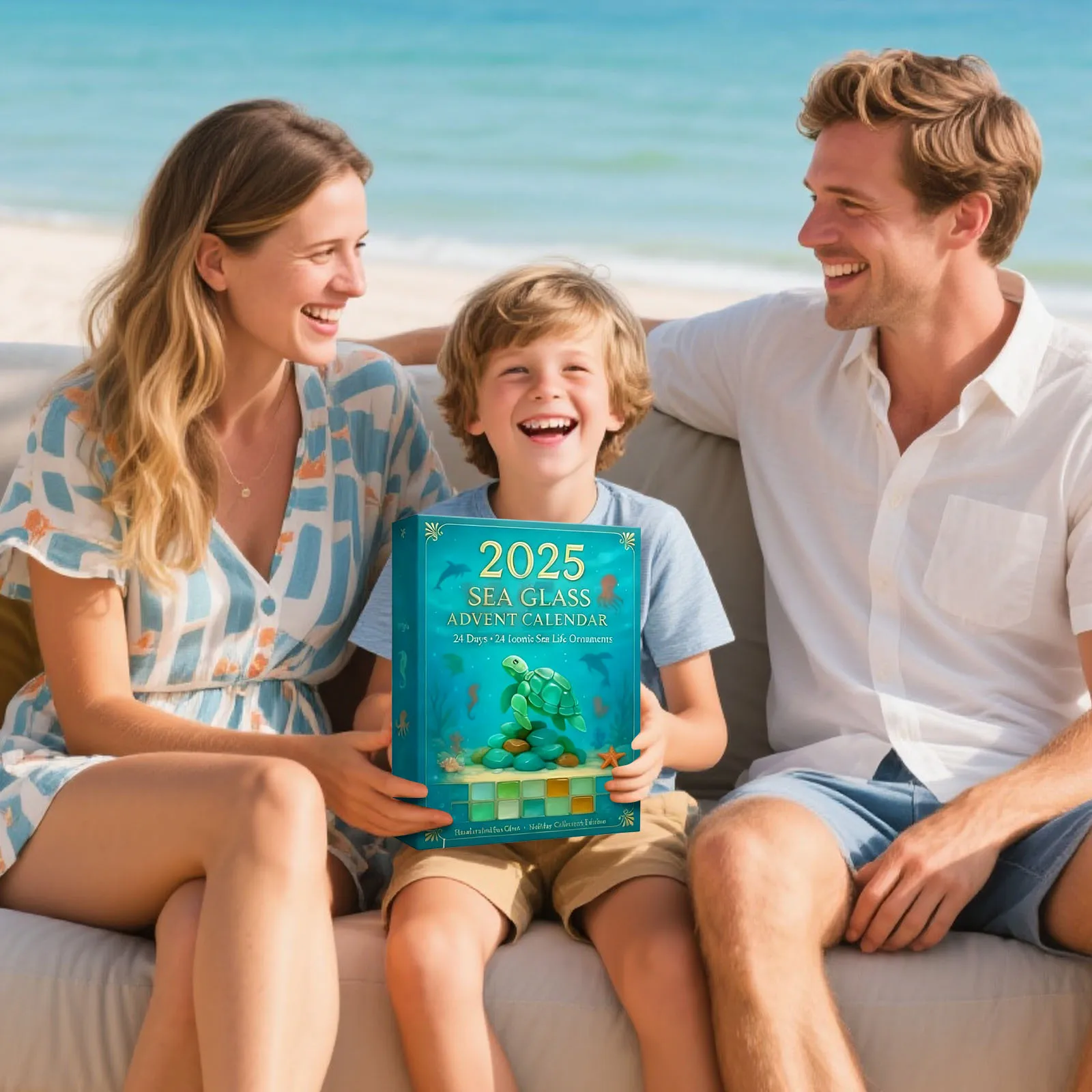 Classroom Timers Quiet Sea Glass Advent Calendar · Ocean Advent Calendar，containing 24 Digital Countdown Timer with Remote