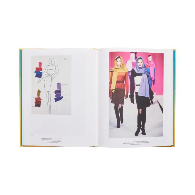 Yves Saint Laurent Form and Fashion Serena BucaloMussely Cecile Bargues Julien Fronsacq Flammarion 9782080430526 كتاب #5