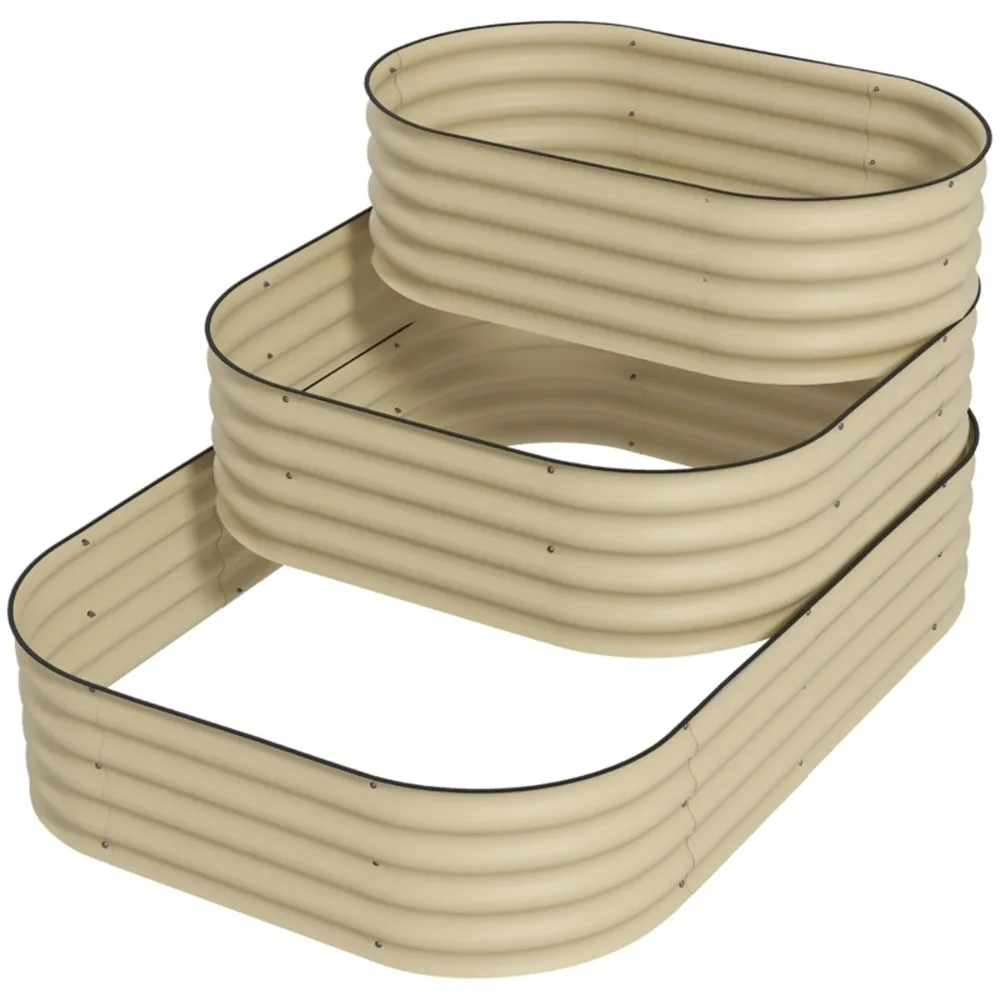 

Three depths to accommodate and separate plants with various root lengths and sizes, Plant Shelves
