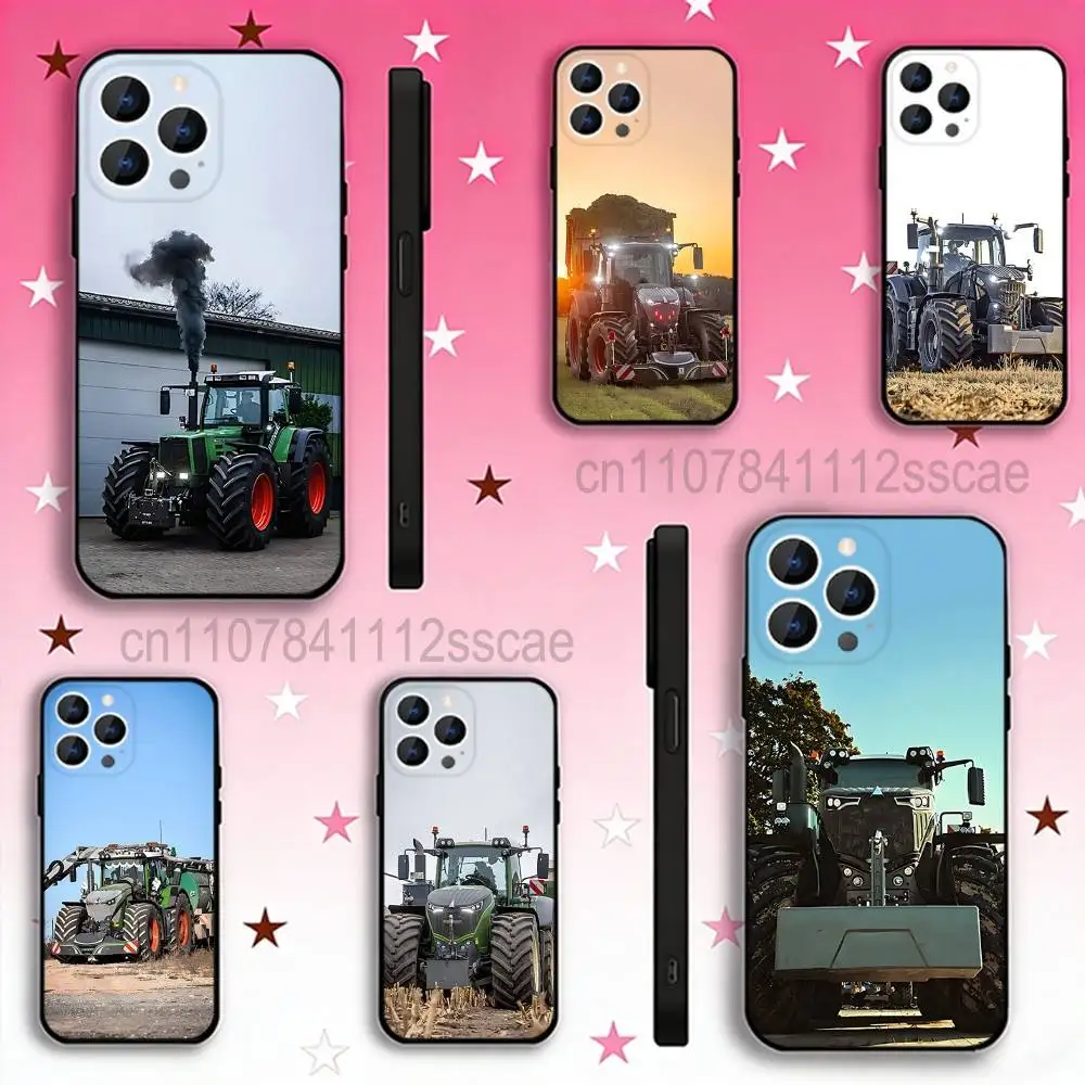 

TOPLBPCS F-fendt tractor Phone Case For iPhone 17,16,15,14,13,12,11,Pro,Max,Plus,E,Air,Mini Protective Black Cover