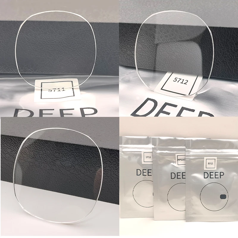 DEEP Sapphire Crystal Watch Glass For P.P Patek 5711 5712 5167 Aftermarket Watch Parts，High Transparent Watch Lens