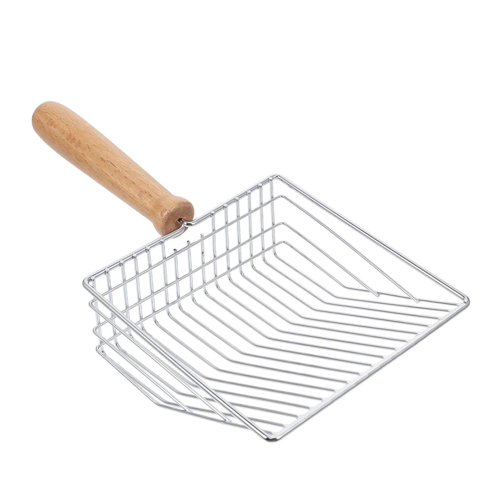 

1pc Litter Scoop Long Handle Sturdy Hollow Pet Cleaning Waste Filter Tool Sand Scooper Toilet Cleaning Cat Poop Pet Outdoor