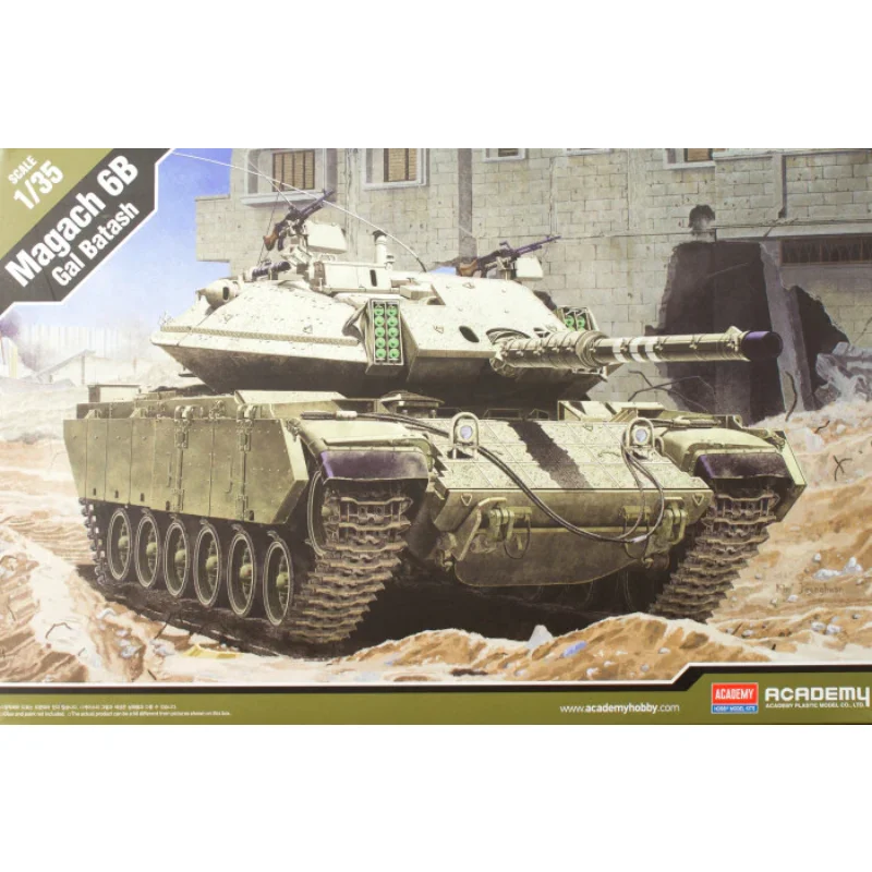 1/35 Academy Model 13281 Israel Magach  6B Main Battle Tank assembly Tank Scale Model Kit