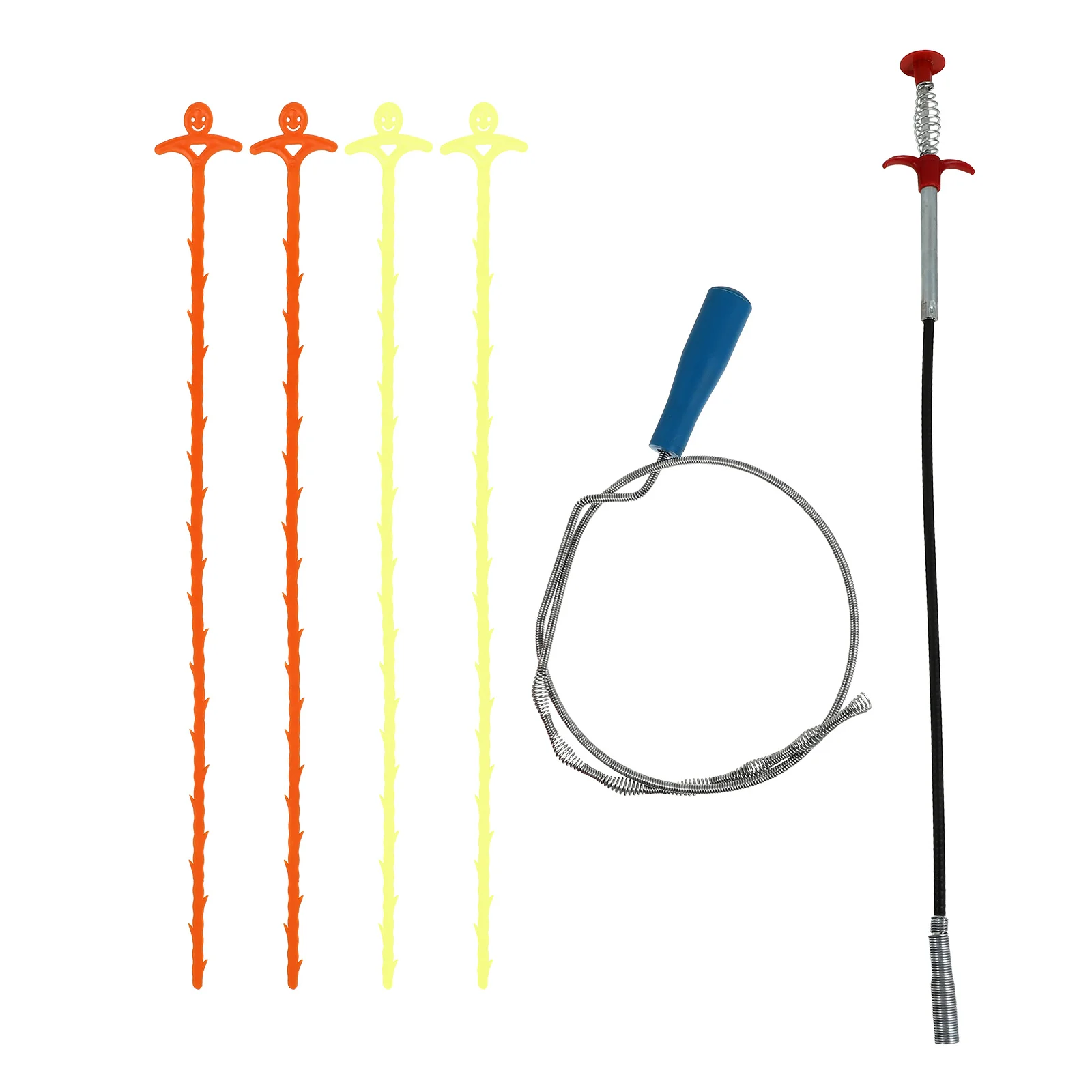 

1 Set Drain Cleaner Tool Plastic Drainage Unclogger Hair Catcher Stick For Sink Bathroom Shower Bathtub Plumbing Clogs Drain