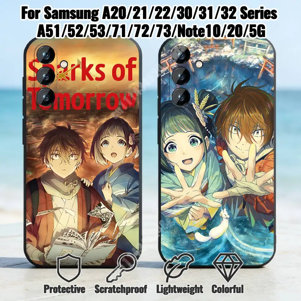 Sparks Of Tomorrow Anime Phone Case for Samsung Galaxy A10 11 12 A20 21 22 S E A70 71 72 73 Shockproof Bumper