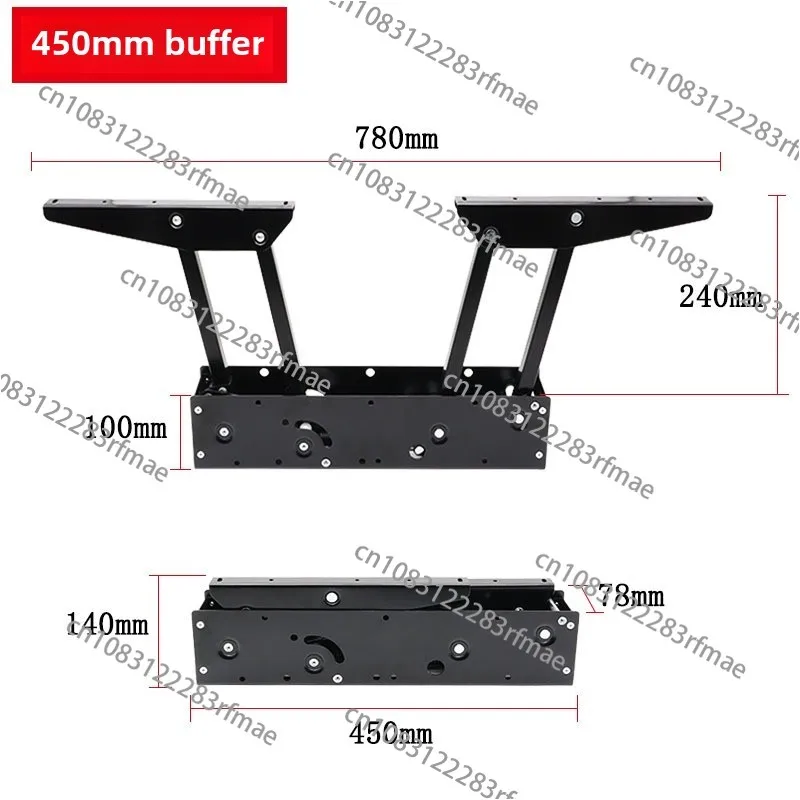 Multifunctional coffee shelf folding buffer lifting accessories dining table computer bracket