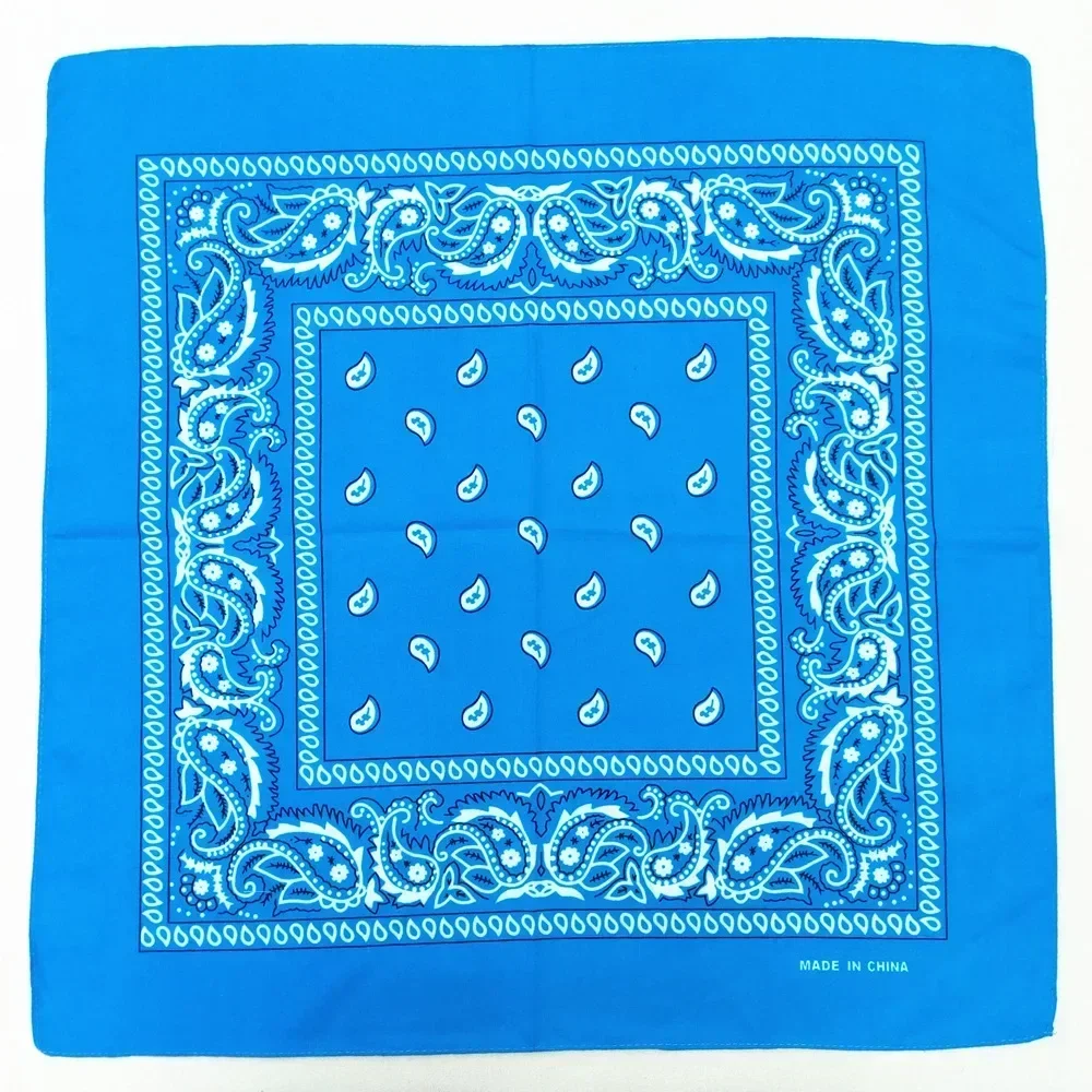 55cm * 55cm Outdoor-Sport Bandana Schal Gesichts maske Reiten Camping Radfahren Kopftuch Rohr Armband Paisley Stirnband Frauen Männer – Detail 16