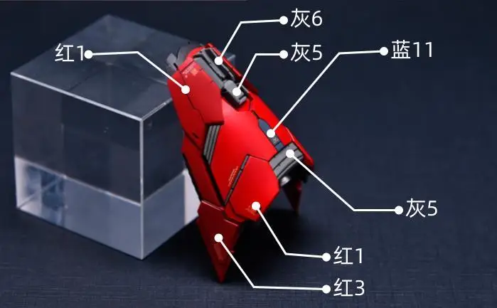 Paint Model Cavalier SAZABI Suit Dilution Free GK Spray Colored Coloring Toy DIY 50ml