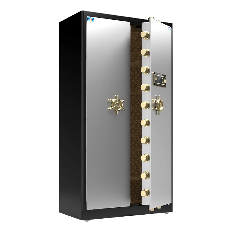 All-steel password fingerprint double door large capacity fireproof household anti-theft safe cabinet