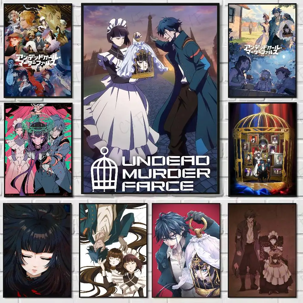 

Anime U-Undead Murder Farce Ger SubS Poster Suitable For Living Room,bedroom,bar,Hallway Bar Wall Art Prints Decoration Gifts