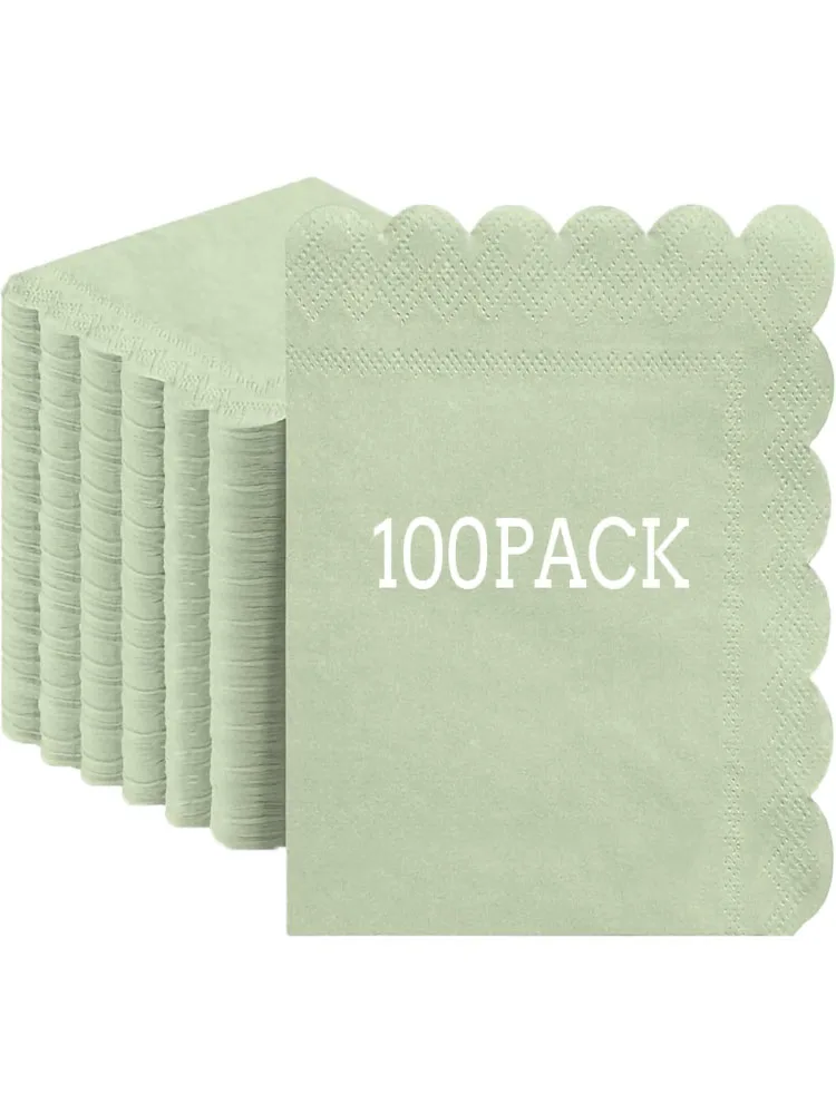 Serviettes de cocktail jetables, 50/100 pièces, pour mariage, douche nuptiale, bar à café, dîner