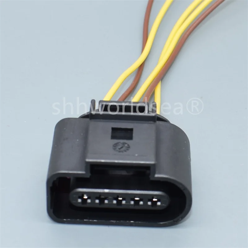 1Set 5 Hole 1-969920-1 6N0973805 1J0973705 42123000 Car Flowmeter Wiring Cable Socket Auto Male Female Connector For VW Audi